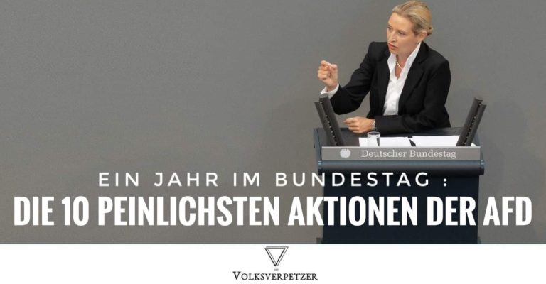 Die 10 peinlichsten Aktionen der AfD im Bundestag - Volksverpetzer