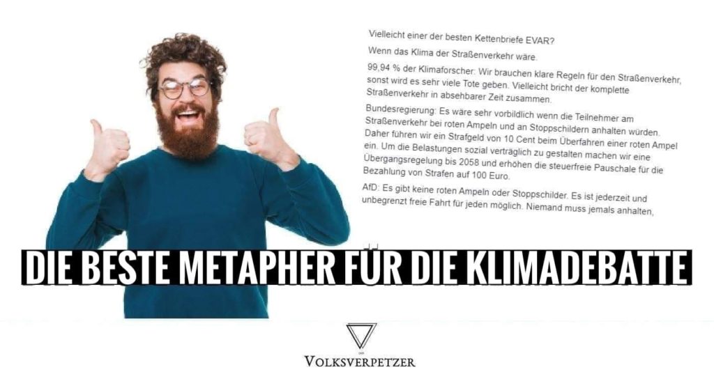 kettenbrief kliamdebatete