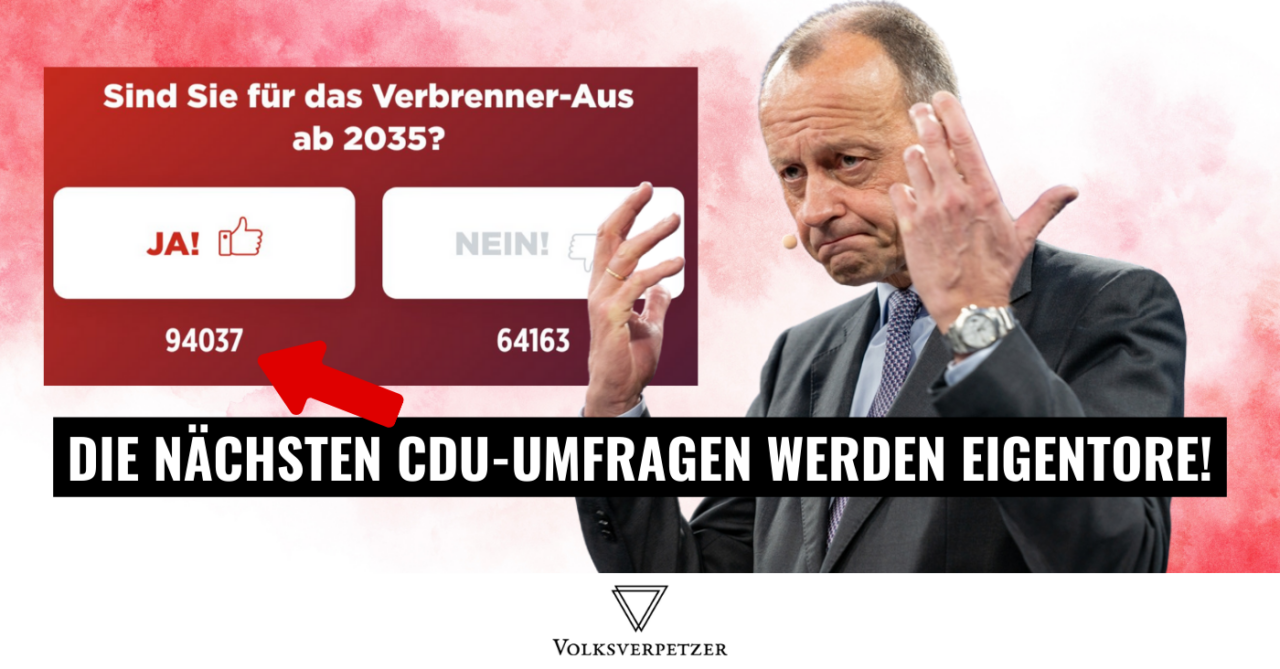 Der nächste Umfrage-Fail! Die echte Manipulation kommt von der CDU