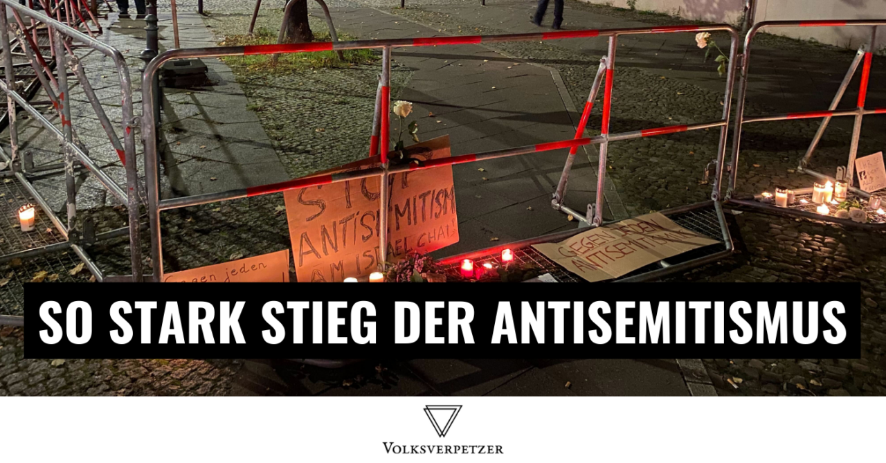 50 % Anstieg von Antisemitismus-Vorfällen in Berlin