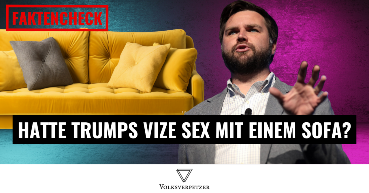 Faktencheck: Hatte Trumps Vize J.D. Vance Sex mit einer Couch?