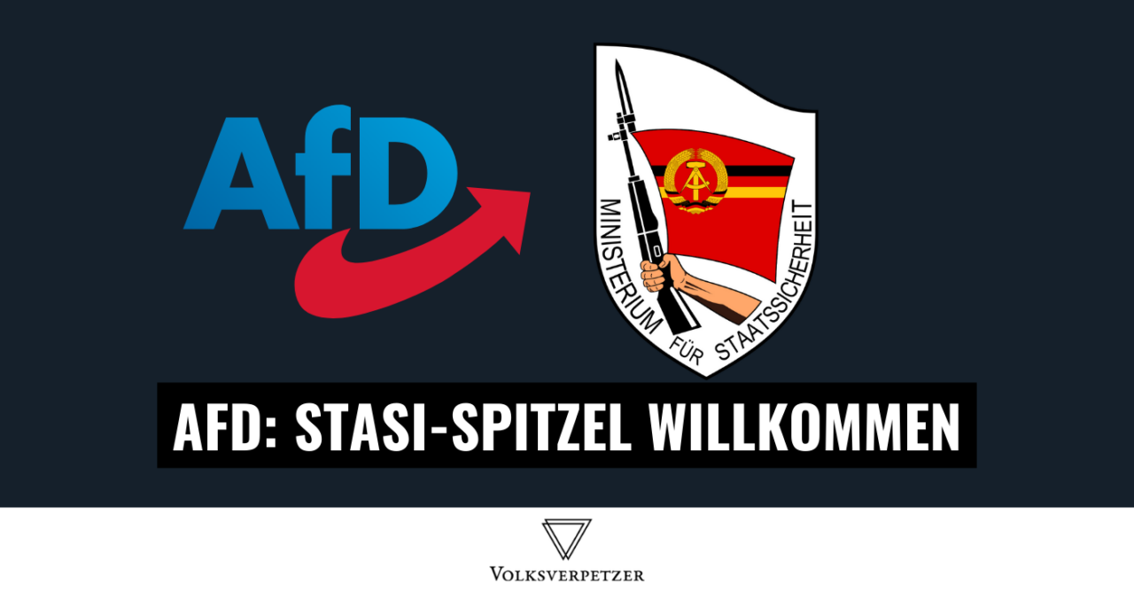 Aufgedeckt: Diese AfD-Politiker spionierten für die Stasi