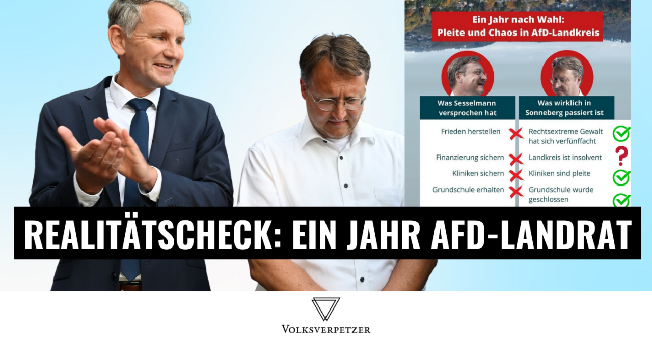 Ein Jahr AfD-Landrat: Wie geht es Sonneberg jetzt?