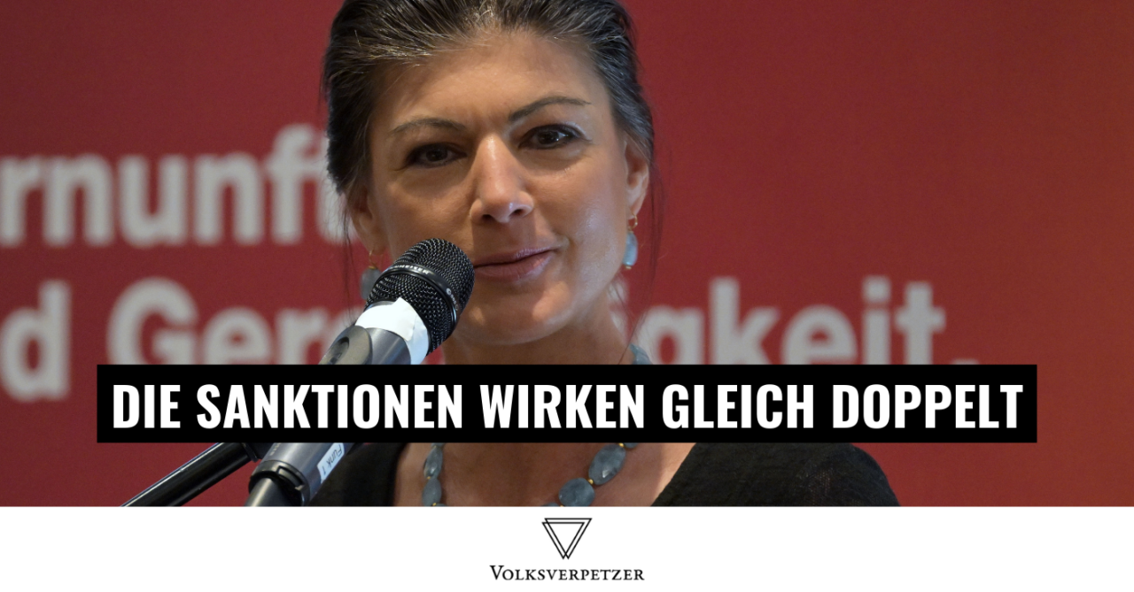 Sorry, Wagenknecht: Sanktionen finanzieren jetzt Ukraine-Hilfe