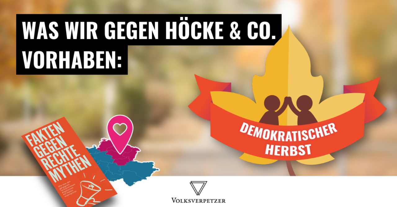 Projekt demokratischer Herbst: Wie wir die Landtagswahlen begleiten werden