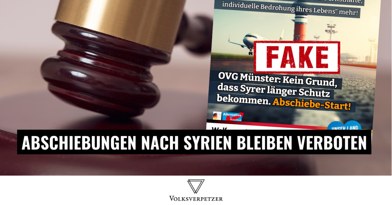 Faktencheck: Syrer haben weiter Schutz in Deutschland