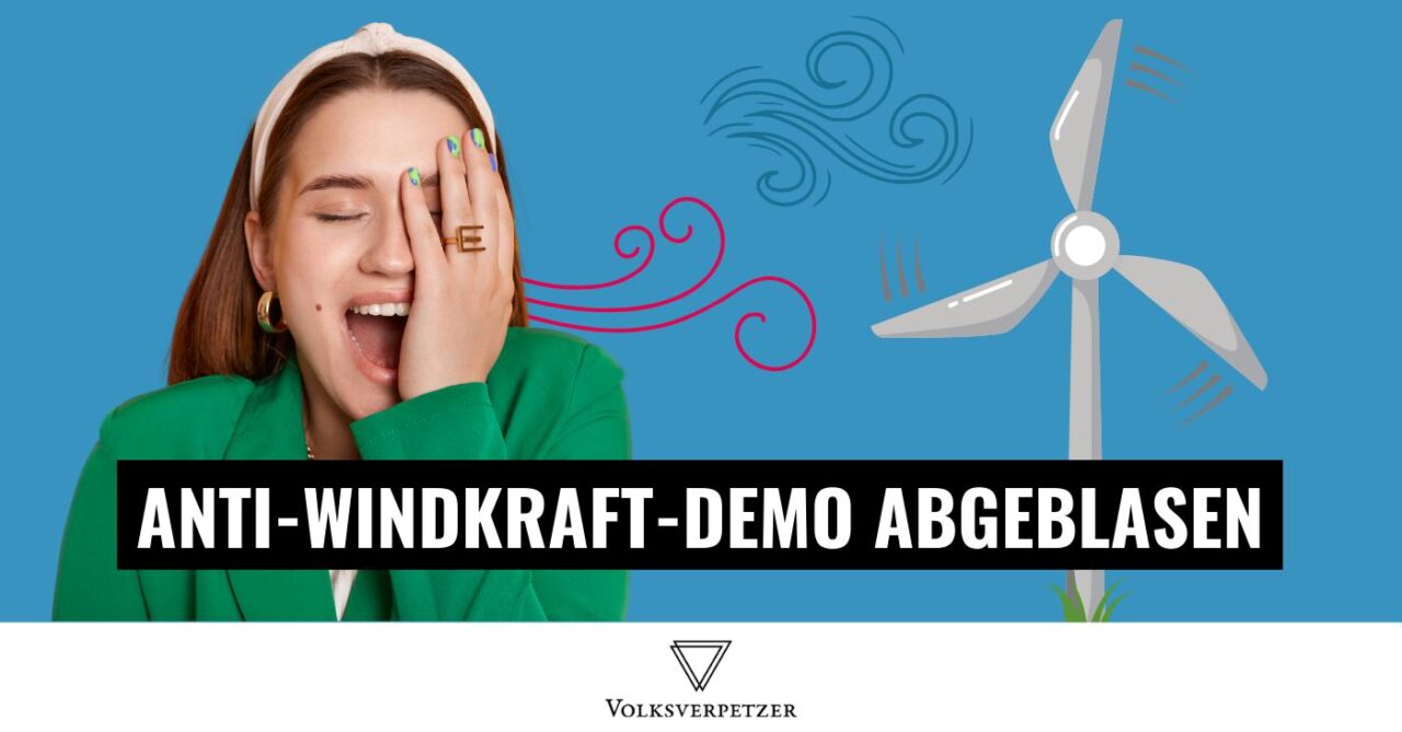 Anti-Windkraft-Aktion scheitert an zu viel Wind