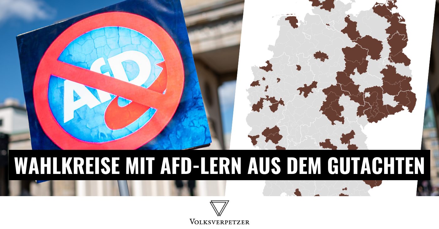Verfassungsschutz-Gutachten: Wird dein Wahlkreis von einem Verfassungsfeind vertreten?