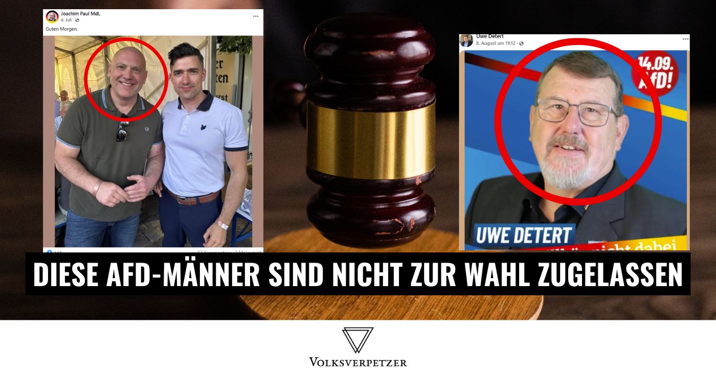 Urteile August: Zwei AfD-Politiker von Bürgermeisterwahl ausgeschlossen