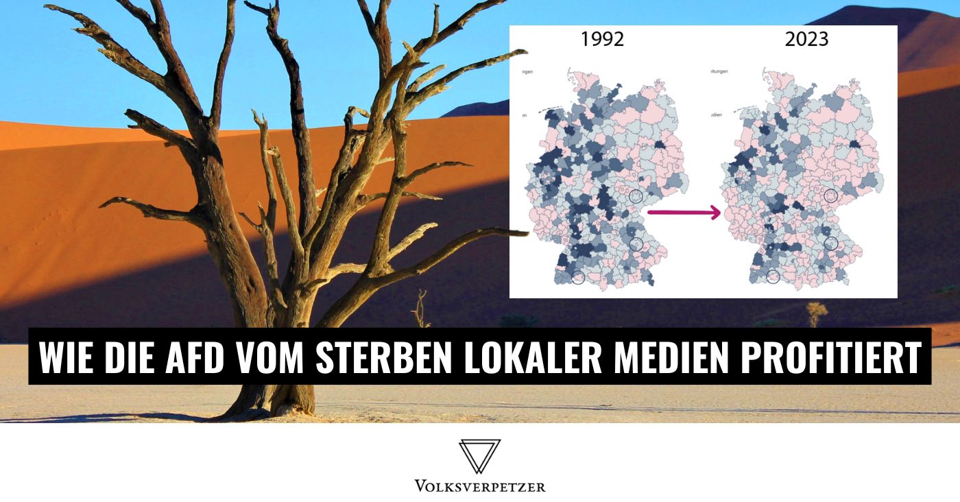Lokaljournalismus stirbt aus: Warum wir verhindern müssen, dass die AfD davon profitiert 