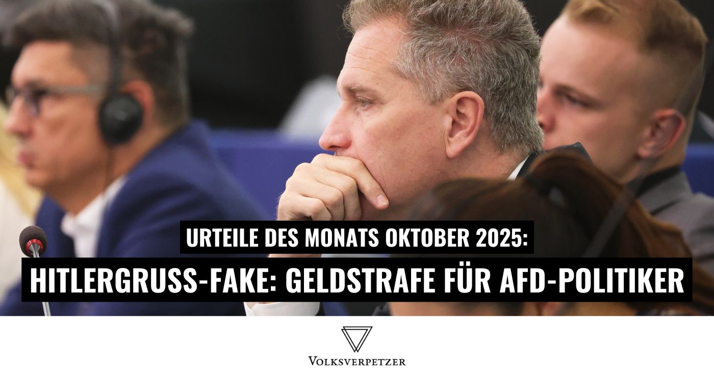Urteile Oktober: Geldstrafe für AfD-Politiker Bystron wegen Hitlergruß-Fotomontage