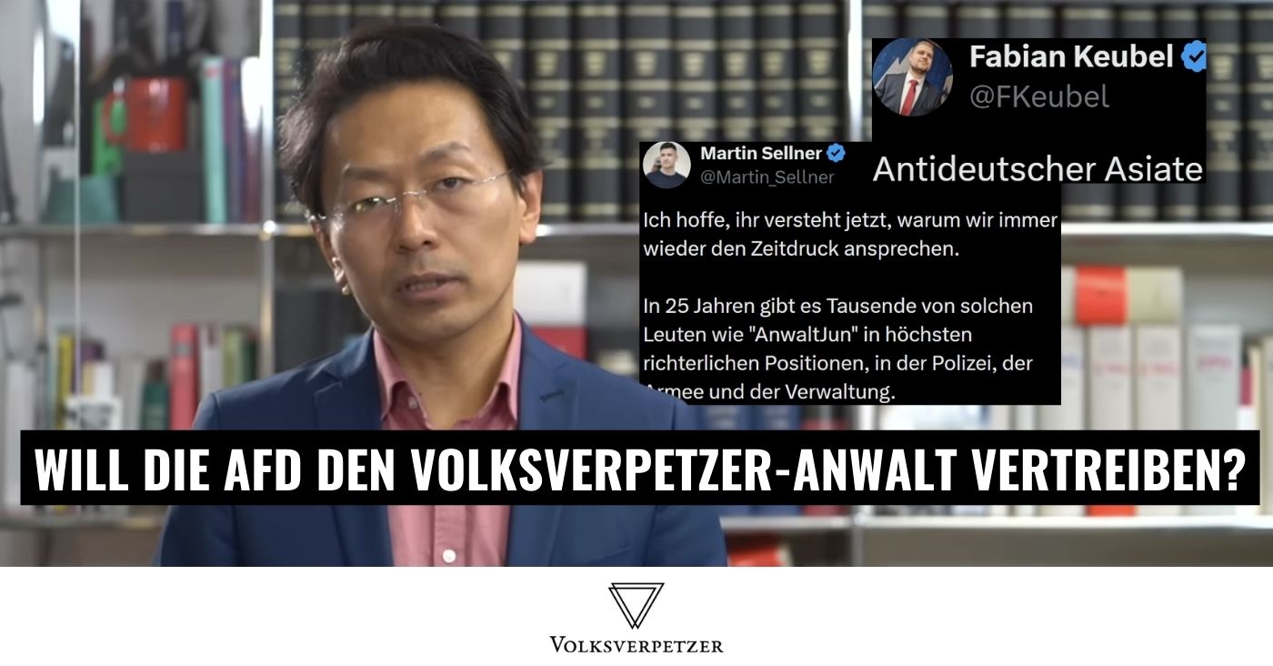 Die AfD hat offenbar nichts gegen die Vertreibung unseres Anwalts Jun aus Deutschland