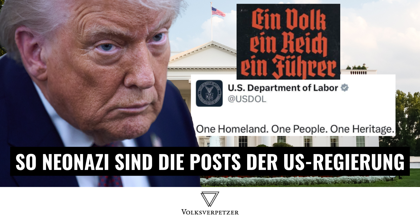 US-Regierungsaccounts posten Neonazi-Content